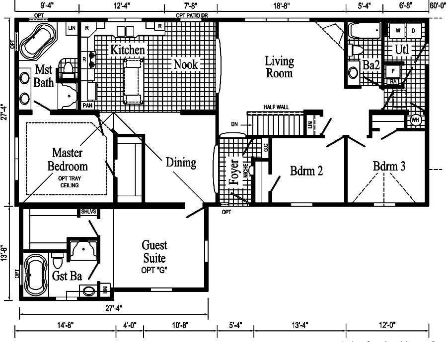 The Extended Family Model HR150-AG - Floor Plan
