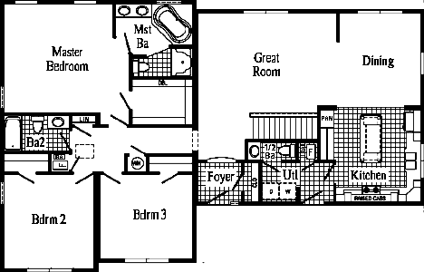 Rochester HT103-A Floor Plan - Click To Enlarge Floor Plan