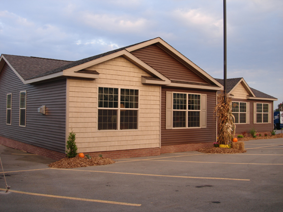 Patriot Home Sales - Model: HF117-A Sample Home Pennwest Quincy II Master Bathroom Patriot Home Sales - Model: HF117-A Sample Home Pennwest Quincy II Exterior Photo
