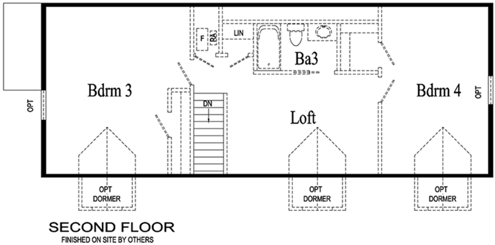 Augusta Model HP103-A Possible Second Floor Layout