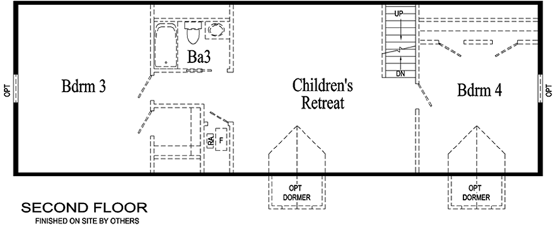 Livingston Model HP106-A Possible Second Floor Layout