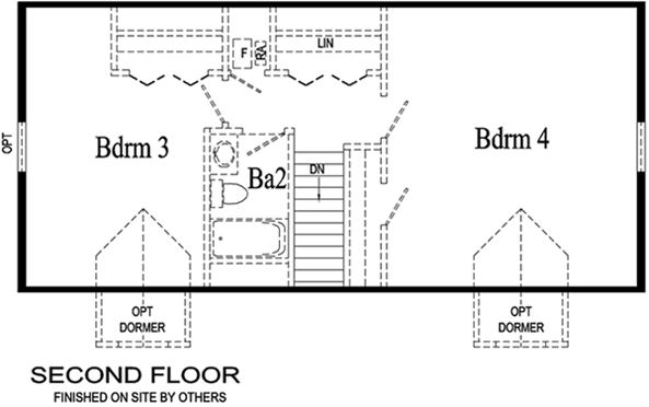 Wilmington Model HP104-A Possible Second Floor Layout