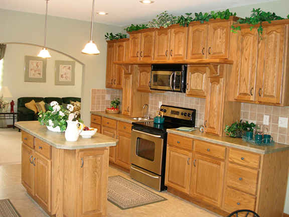 Patriot Home Sales - Model: HR108-A Sample Home Pennwest Oakland Sample Home # 2  Ranch Style Modular Home - Kitchen Photo