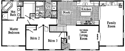 Oakland HR108-A Floor Plan - Click To Enlarge Floor Plan
