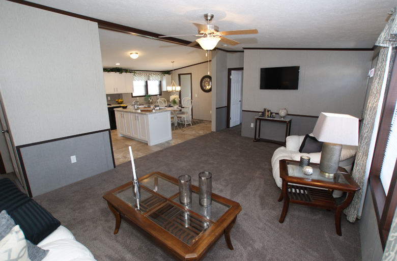 56 - Eastland A3222A Living Room Into Kitchen And Nook