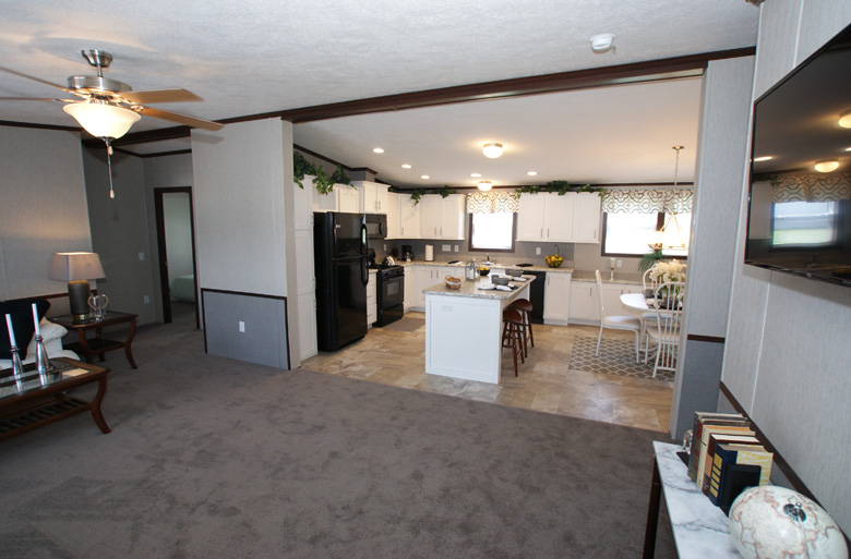 57 - Eastland A3222A Living Room Into Kitchen And Nook
